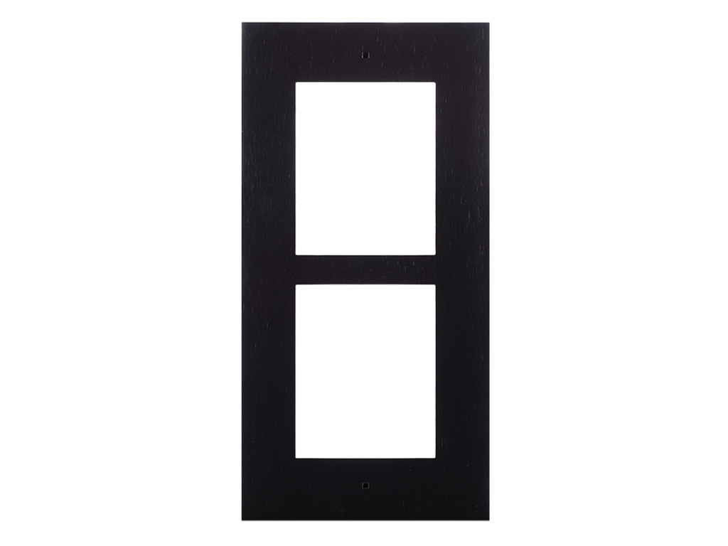 9155012b ip verso black frame for flush installation 2 modules photo front hq